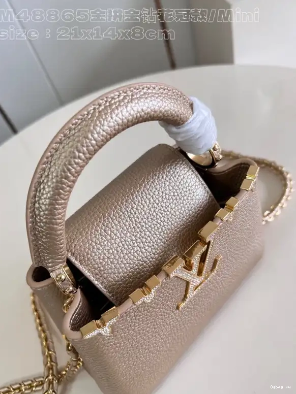 MINI-21*14*8CM VUITTON CAPUCINES LOUIS 0420